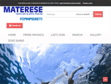 Tablet Screenshot of materese.com